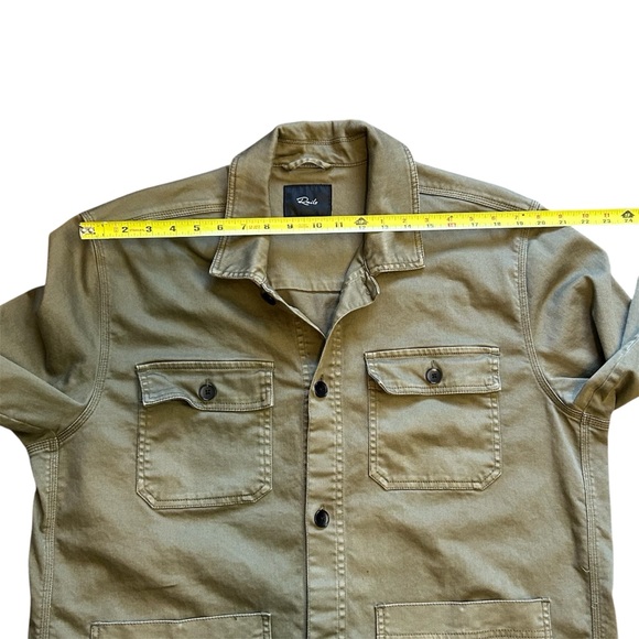RAILS Mens XL Franklin‎ Green Shadow Button Up Pockets Field Utility Coat Jacket - Picture 8 of 12